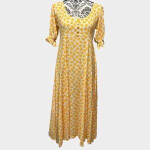 Faithfull the Brand NWT Linnie Floral Midi Dress S/4